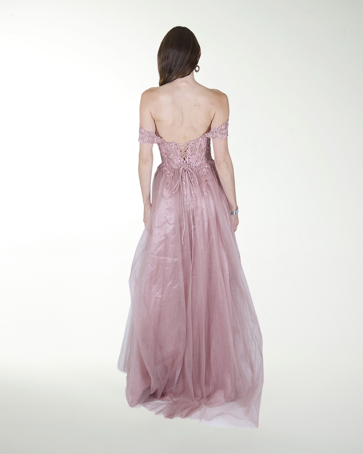 VESTIDO PR GRAN GALA CON BRILLO
