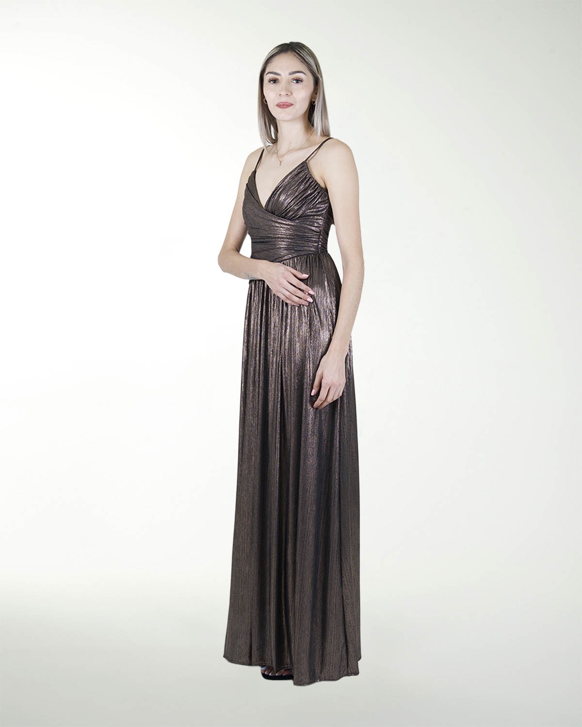 VESTIDO CL TALLE DRAPEADO