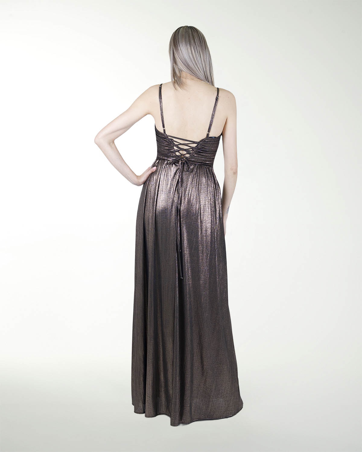 VESTIDO CL TALLE DRAPEADO