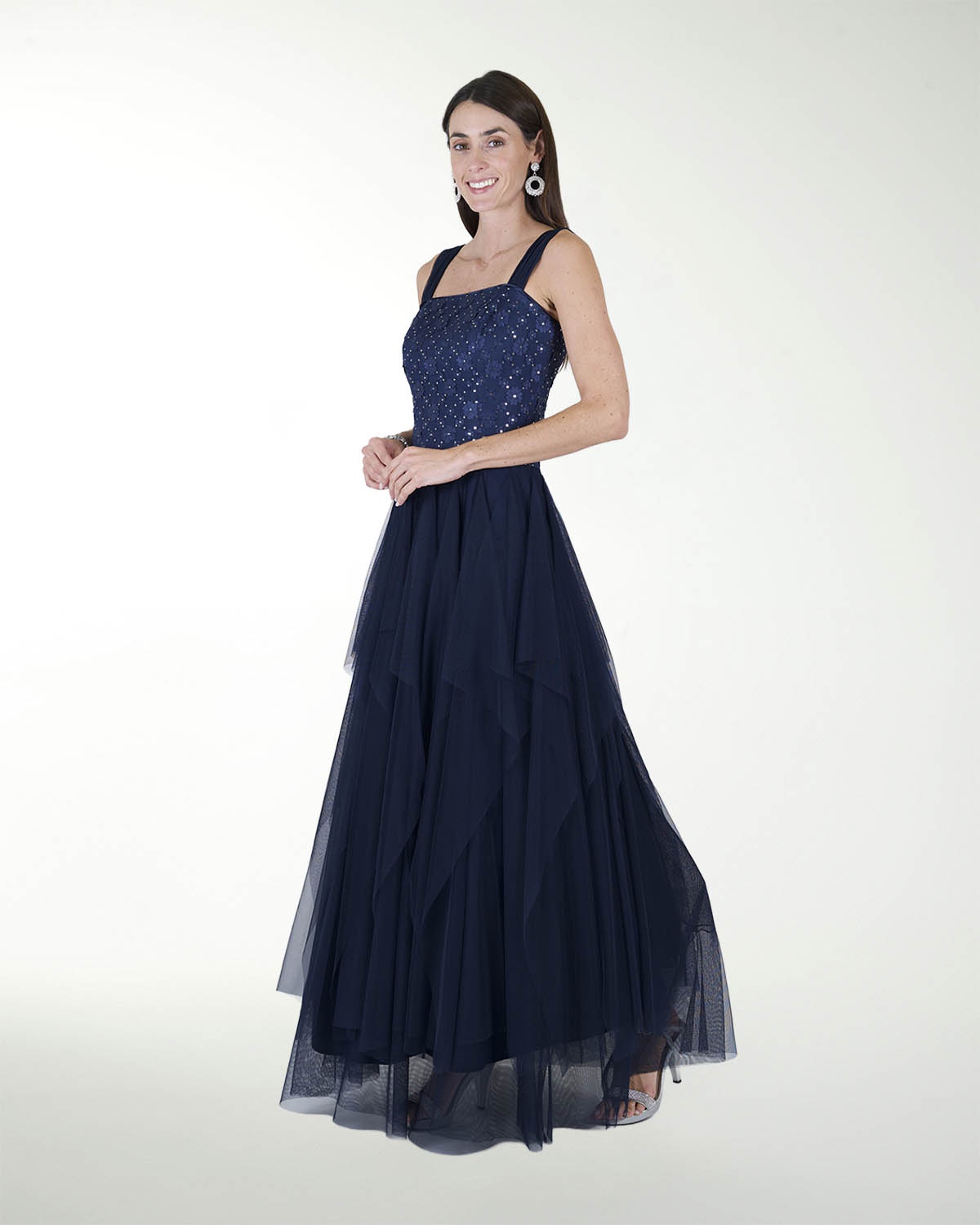 VESTIDO CL TALLE EN TELA 3D