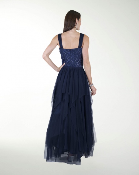 VESTIDO CL TALLE EN TELA 3D
