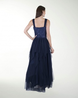 VESTIDO CL TALLE EN TELA 3D