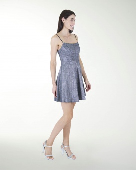 VESTIDO CC STRAPLESS CON JARETA
