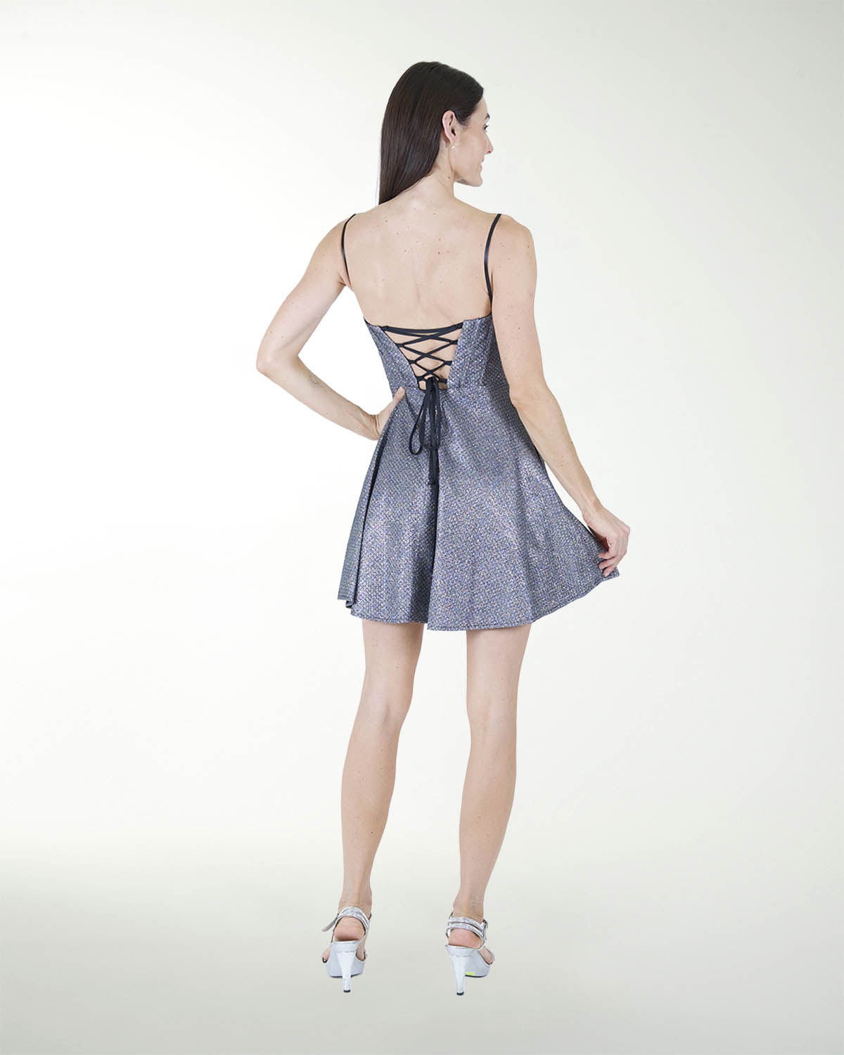 VESTIDO CC STRAPLESS CON JARETA