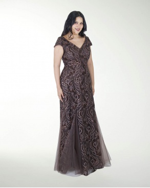 VESTIDO TE ENTALLADO CORTE SIRENA