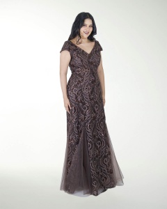VESTIDO TE ENTALLADO CORTE SIRENA