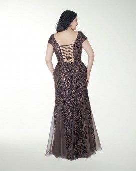 VESTIDO TE ENTALLADO CORTE SIRENA