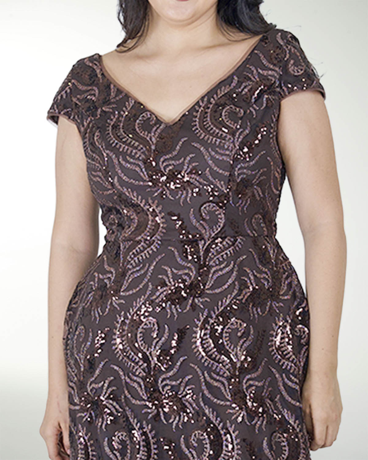 VESTIDO TE ENTALLADO CORTE SIRENA