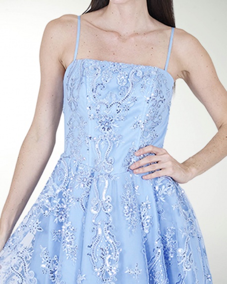 VESTIDO CC CON JARETA EN ESPALDA