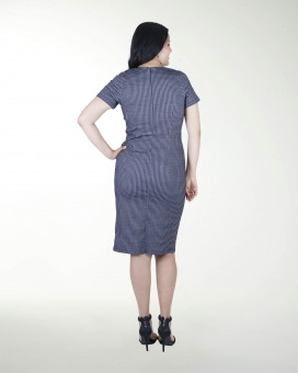 VESTIDO TV RECTO MANGA CORTA