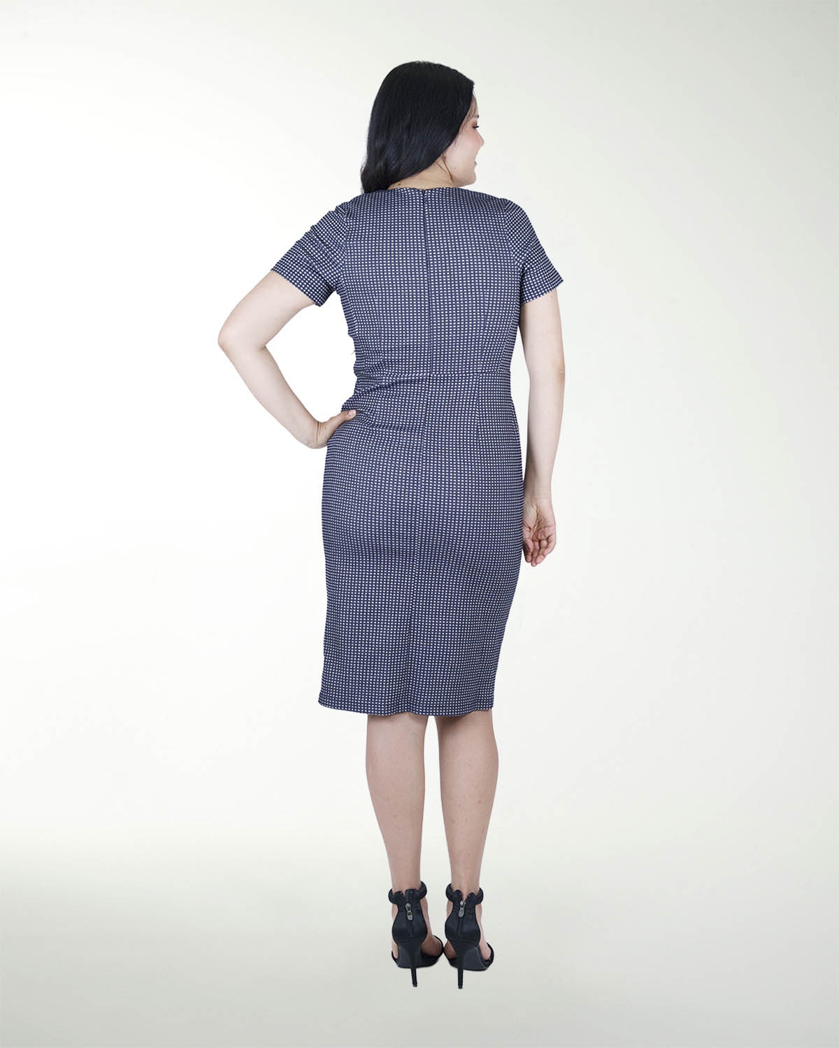 VESTIDO TV RECTO MANGA CORTA