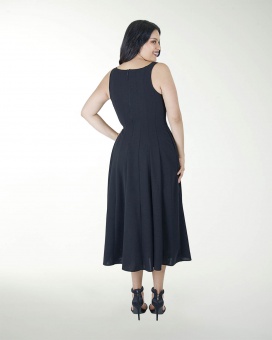 VESTIDO TV CON CORTES
