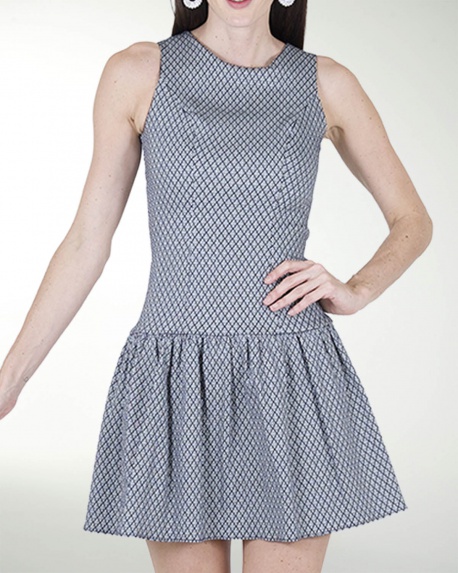 VESTIDO DA CON FALDON