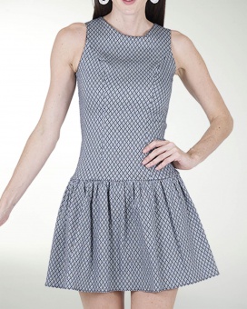 VESTIDO DA CON FALDON