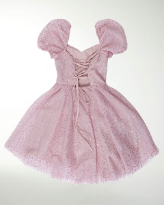 VESTIDO NI CIRCULAR CON MAGA AGLOBADA