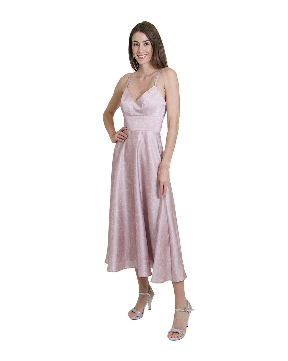 VESTIDO DA ESCOTE EN LA ESPALDA