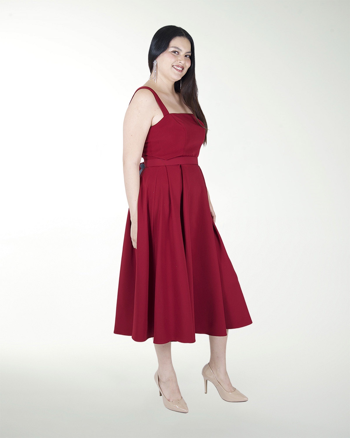 VESTIDO TV CON TABLONES
