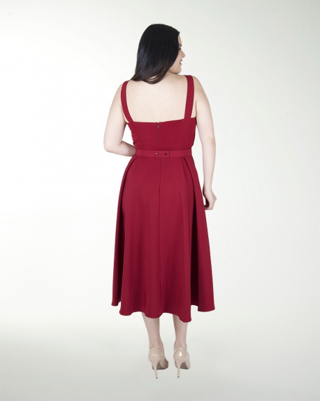 VESTIDO TV CON TABLONES