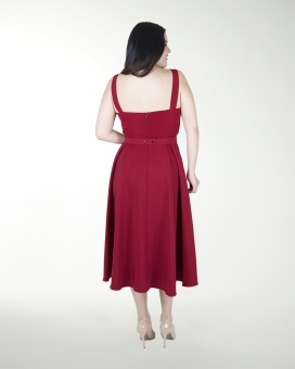 VESTIDO TV CON TABLONES