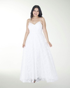 VESTIDO TE BLA TIPO CORSET CON BRILLOS