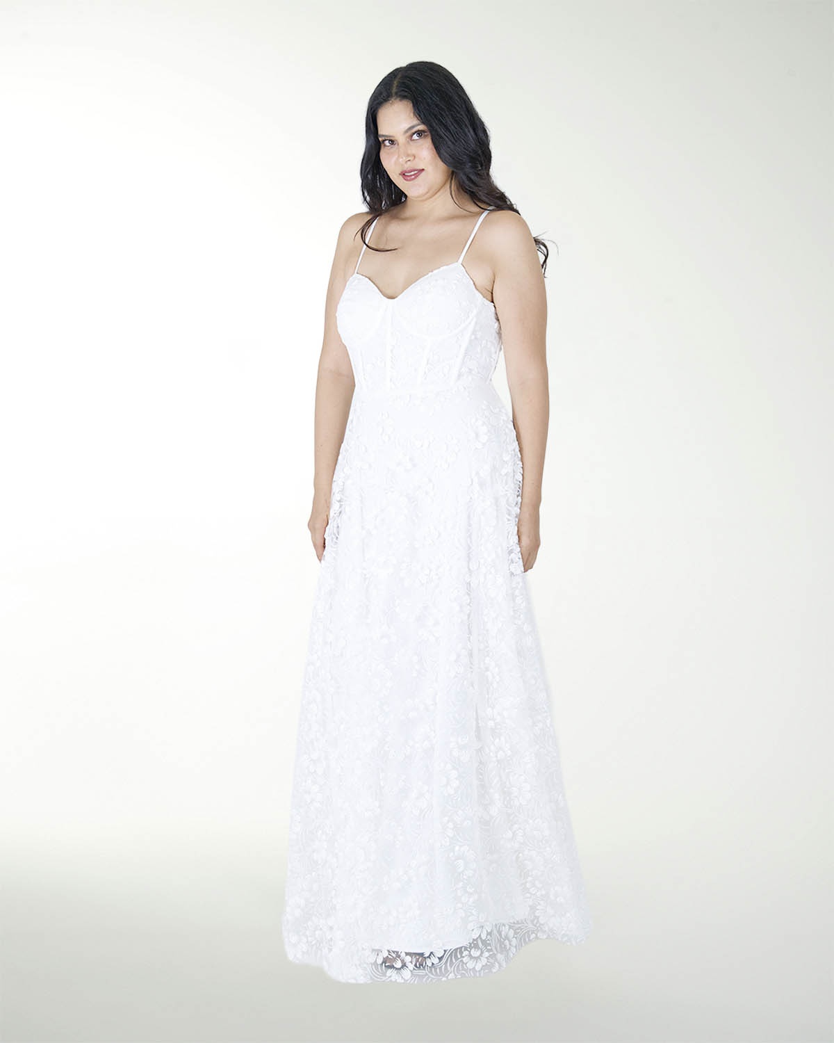 VESTIDO TE BLA TIPO CORSET CON BRILLOS