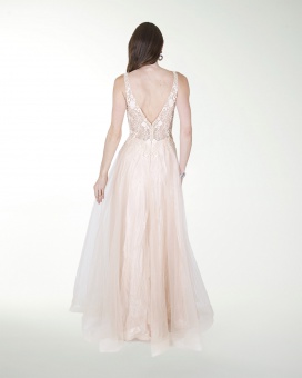 VESTIDO PR GRAN GALA CON BRILLO