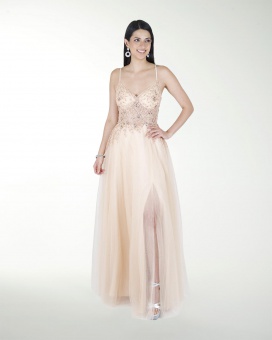 VESTIDO PR GRAN GALA CON BRILLO