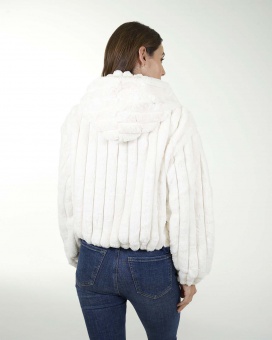 CHAQUETA CON GORRO