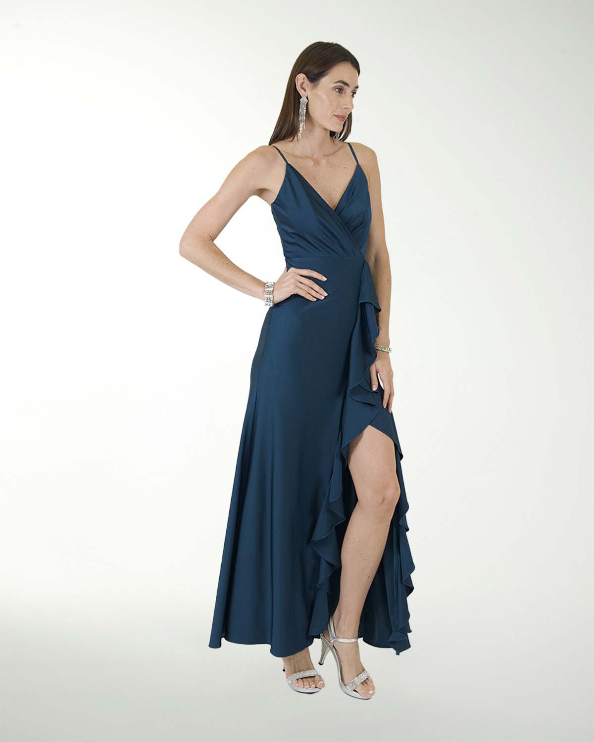 VESTIDO DRAPEADO