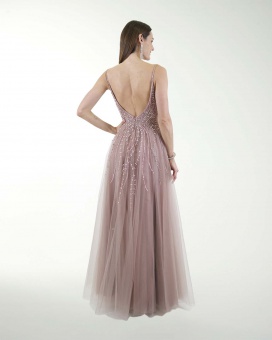 VESTIDO PR GRAN GALA CON BRILLO
