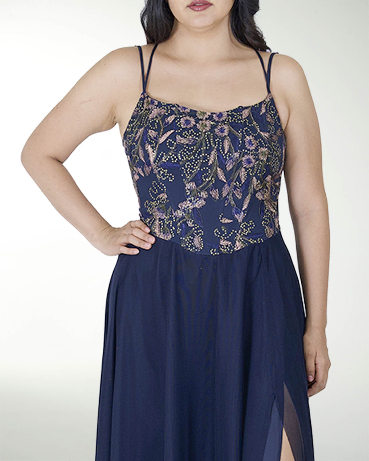 VESTIDO TE COMBINADO CON JARETAS