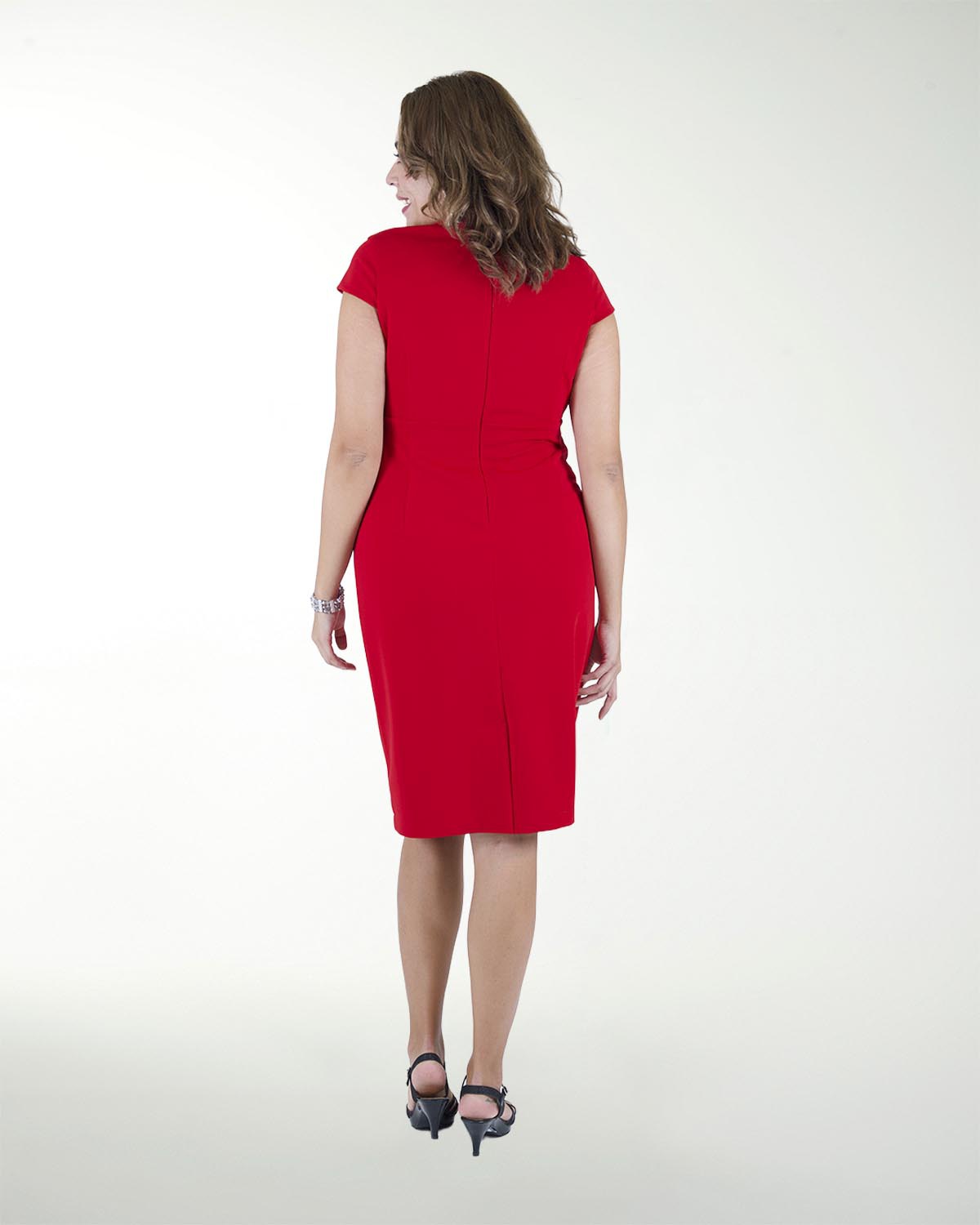 VESTIDO TV RECTO ESCOTE V