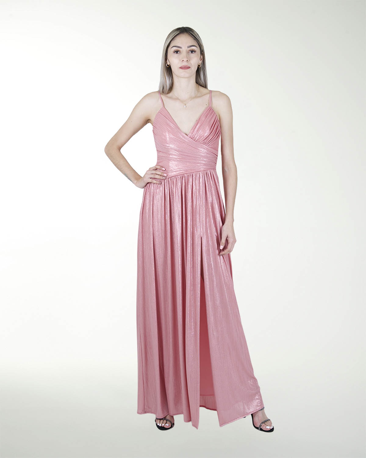 VESTIDO CL TALLE DRAPEADO