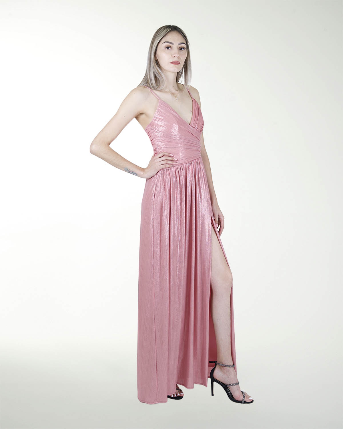 VESTIDO CL TALLE DRAPEADO