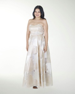 VESTIDO CON BRILLO
