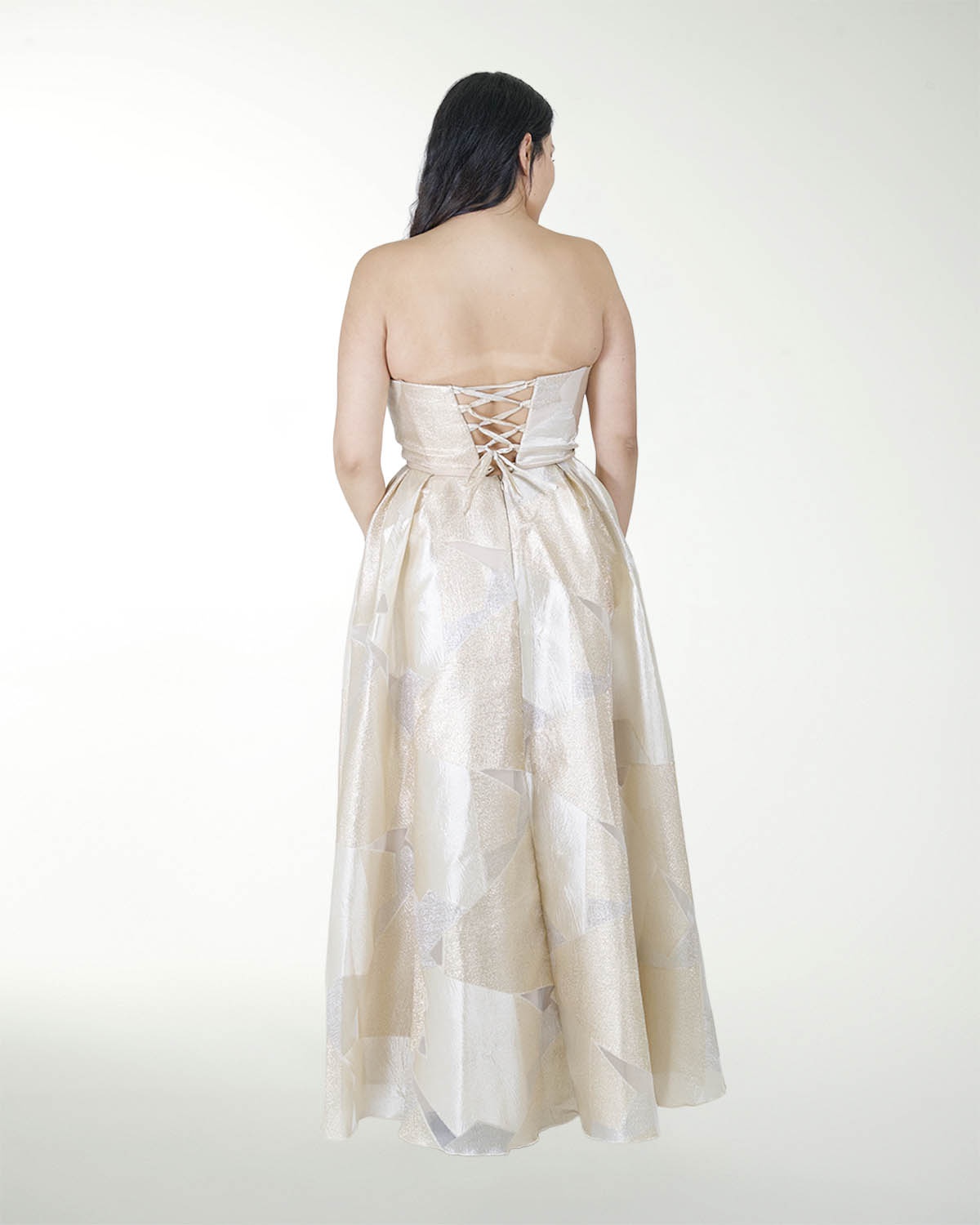 VESTIDO CON BRILLO